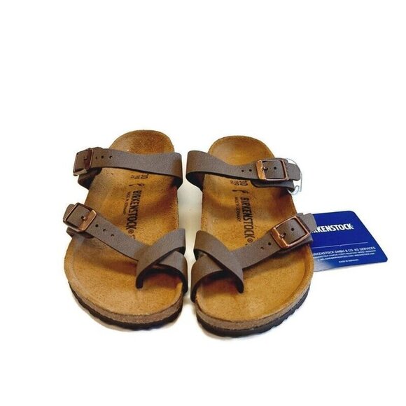 Birkenstock Mayari Sandals EU 30 Girls Size 12 Mocha Brown Narrow Fit Little Kid - Picture 6 of 9